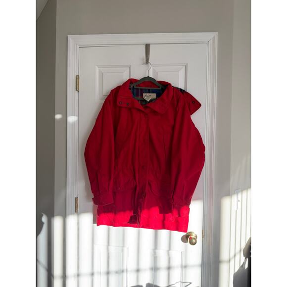 Eddie Bauer Jackets & Blazers - Eddie Bauer Vintage 90s Cherry Red All Weather Jacket